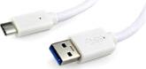 CCP-USB3-AMCM-W-0.1M USB 3.0 AM TO TYPE-C CABLE (AM/CM) 0.1M WHITE CABLEXPERT