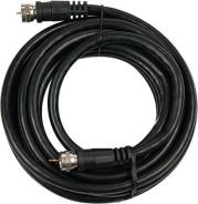 CCV-RG6-1.5M RG6 COAXIAL ANTENNA CABLE WITH F-CONNECTORS 1.5M, BLACK CABLEXPERT