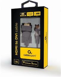 HDMI TO DVI CABLE PREMIUM SERIES 4K 1,8M RETAIL PACK CABLEXPERT
