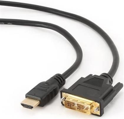 HDMI TO DVI M-M CABLE GOLD PLATED CONNECTORS 3M BULK CC-HDMI-DVI-10 CABLEXPERT