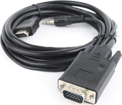 ΚΑΛΩΔΙΟ HDMI ΣΕ VGA ΚΑΙ ΗΧΟ 3M - ΜΑΥΡΟ CABLEXPERT
