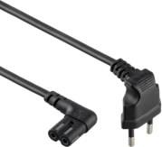 PC-184L POWER CORD (C7) ANGLED CONNECTORS 1M BLACK CABLEXPERT