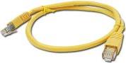 PP12-1M/Y YELLOW PATCH CORD CAT.5E MOLDED STRAIN RELIEF 50U PLUGS 1M CABLEXPERT