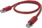PP12-3M/R RED PATCH CORD CAT.5E MOLDED STRAIN RELIEF 50U PLUGS 3M CABLEXPERT