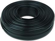 TC1000S-100M-B FLAT TELEPHONE CABLE STRANDED WIRE 100M BLACK CABLEXPERT