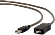 UAE-01-10M ACTIVE USB 2.0 EXTENSION CABLE 10M BLACK CABLEXPERT