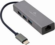 USB-C GIGABIT NETWORK ADAPTER WITH 3-PORT USB 3.1 HUB CABLEXPERT από το e-SHOP