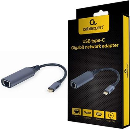 USB TYPE-C GIGABIT NETWORK ADAPTER SPACE GREY RETAIL PACK CABLEXPERT