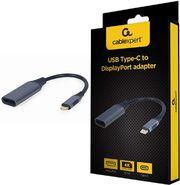USB TYPE-C TO DISPLAYPORT FEMALE ADAPTER SPACE GREY RETAIL PACK A-USB3C-DPF-01 CABLEXPERT