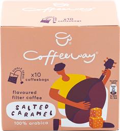 ΚΑΦΕΣ ΦΙΛΤΡΟΥ ΑΤΟΜΙΚΕΣ ΜΕΡΙΔΕΣ SALTED CARAMEL COFFEEWAY (10 ΤΕΜ) COFFEE WAY