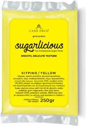 ΖΑΧΑΡΟΠΑΣΤΑ ΚΙΤΡΙΝΗ SUGARLICIOUS (250GR) CAKE DECO