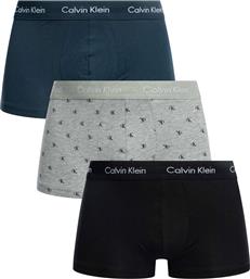 ΑΝΔΡΙΚΑ ΜΠΟΞΕΡ 3 ΤΕΜΑΧΙΑ - LOW RISE TRUNK CALVIN KLEIN