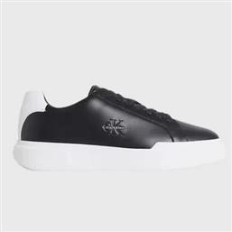 ΑΝΔΡΙΚΑ ΔΕΡΜΑΤΙΝΑ SNEAKERS YM0YM01344-0GM ΜΑΥΡΑ CALVIN KLEIN
