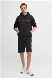 ΑΝΔΡΙΚΗ ΒΕΡΜΟΥΔΑ ΜΕ ΕΛΑΣΤΙΚΗ ΜΕΣΗ ΚΑΙ LOGO PRINT REGULAR FIT - K10K114122 ΜΑΥΡΟ CALVIN KLEIN