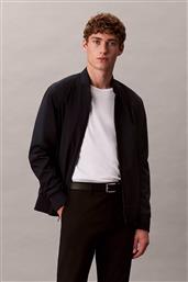 ΑΝΔΡΙΚΟ BOMBER JACKET ΜΕ ΛΟΓΟΤΥΠΟ REGULAR FIT - LV040FM512 ΜΠΛΕ ΣΚΟΥΡΟ CALVIN KLEIN