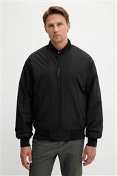 ΑΝΔΡΙΚΟ BOMBER JACKET ΜΟΝΟΧΡΩΜΟ REGULAR FIT - LV04LC513G ΜΑΥΡΟ CALVIN KLEIN