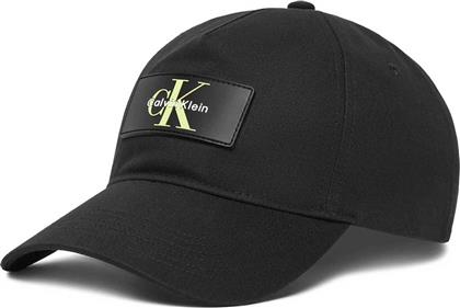 ΑΝΔΡΙΚΟ ΚΑΠΕΛΟ JOCKEY ΜΕ LOGO PATCH - LV04D5042G ΜΑΥΡΟ CALVIN KLEIN