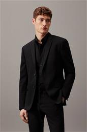 ΑΝΔΡΙΚΟ ΜΑΛΛΙΝΟ ΣΑΚΑΚΙ ΚΟΣΤΟΥΜΙΟΥ SLIM FIT - K10K103083 ΜΑΥΡΟ CALVIN KLEIN