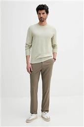 ΑΝΔΡΙΚΟ ΠΑΝΤΕΛΟΝΙ ΜΟΝΟΧΡΩΜΟ SLIM FIT - LV04LB610G ΚΑΦΕ ΑΝΟΙΧΤΟ CALVIN KLEIN