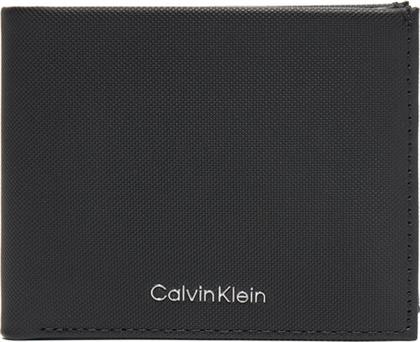 ΑΝΔΡΙΚΟ ΠΟΡΤΟΦΟΛΙ CK MUST BILLFOLD W COIN LV04D1043G ΜΑΥΡΟ CALVIN KLEIN
