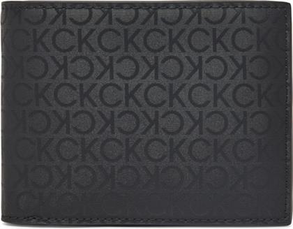 ΑΝΔΡΙΚΟ ΠΟΡΤΟΦΟΛΙ CK SLEEK TRIFOLD 10CC W/COIN K50K512865 ΜΑΥΡΟ CALVIN KLEIN