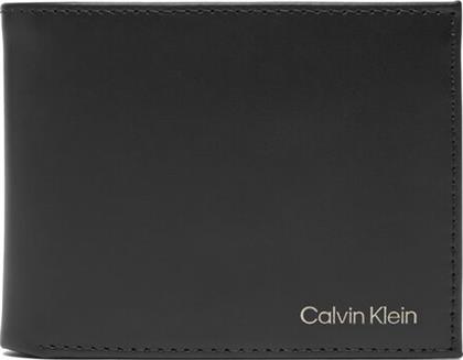 ΑΝΔΡΙΚΟ ΠΟΡΤΟΦΟΛΙ CK SMOOTH BILLFOLD W/ COIN WALLE LV04D1105G ΜΑΥΡΟ CALVIN KLEIN