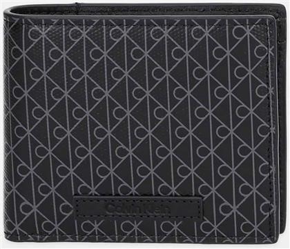 ΑΝΔΡΙΚΟ ΠΟΡΤΟΦΟΛΙ ΜΕ ALL-OVER LOGO PRINT - LV04D1085G ΜΑΥΡΟ CALVIN KLEIN