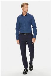 ΑΝΔΡΙΚΟ ΠΟΥΚΑΜΙΣΟ ΜΕ ΜΙΚΡΟΣΧΕΔΙΟ SLIM FIT - K10K114023 ΜΠΛΕ CALVIN KLEIN