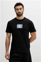 ΑΝΔΡΙΚΟ T-SHIRT ΜΕ LOGO PRINT REGULAR FIT - LV04RC854G ΜΑΥΡΟ CALVIN KLEIN από το NOTOS