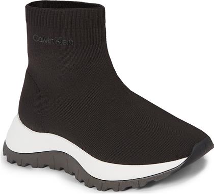 ΑΘΛΗΤΙΚΑ 2 PIECE SOLE RUNNER SOCK BOOT HW0HW01641 ΜΑΥΡΟ CALVIN KLEIN