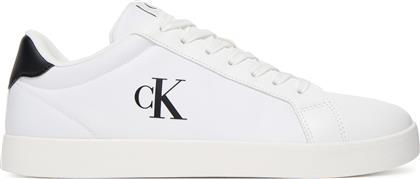 ΑΘΛΗΤΙΚΑ 3 CUPSOLE PU YM0YM01213 ΛΕΥΚΟ CALVIN KLEIN