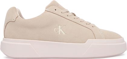 ΑΘΛΗΤΙΚΑ CHUNKY CUPSOLE LACE UP SU ML YW0YW01949 ΜΠΕΖ CALVIN KLEIN