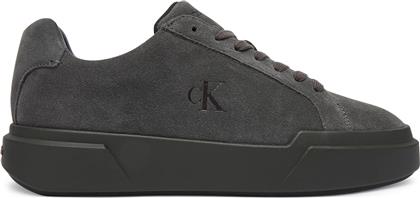 ΑΘΛΗΤΙΚΑ CHUNKY CUPSOLE LACE UP SU ML YW0YW01949 ΓΚΡΙ CALVIN KLEIN