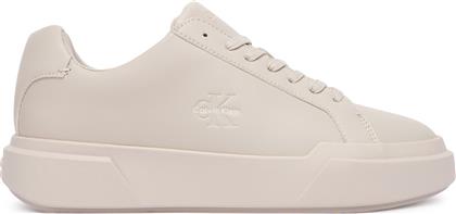 ΑΘΛΗΤΙΚΑ CHUNKY CUPSOLE LACEUP LTH WN YW0YW01947 ΕΚΡΟΥ CALVIN KLEIN