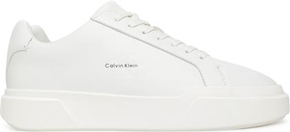 ΑΘΛΗΤΙΚΑ CHUNKY CUPSOLE LACEUP LTH YM0YM01344 ΛΕΥΚΟ CALVIN KLEIN