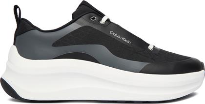 ΑΘΛΗΤΙΚΑ CHUNKY RUNNER LACEUP MIX AOP YW0YW02077 ΜΑΥΡΟ CALVIN KLEIN από το EPAPOUTSIA