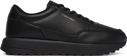 ΑΘΛΗΤΙΚΑ CITY RUNNER LACEUP LTH HM0HM02146 ΜΑΥΡΟ CALVIN KLEIN