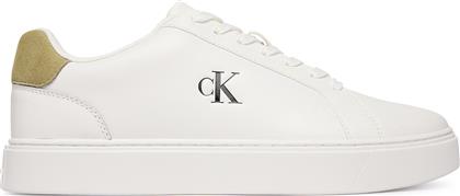 ΑΘΛΗΤΙΚΑ CLASSIC CUPSOLE LACEUP LTH YM0YM01435 ΛΕΥΚΟ CALVIN KLEIN