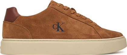 ΑΘΛΗΤΙΚΑ CLASSIC CUPSOLE LACEUP SU YM0YM01434 ΚΑΦΕ CALVIN KLEIN