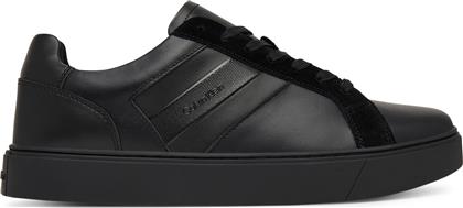 ΑΘΛΗΤΙΚΑ CLASSIC CUPSOLE LACEUP TAPE LTH2 YM0YM01448 ΜΑΥΡΟ CALVIN KLEIN