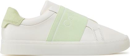 ΑΘΛΗΤΙΚΑ CLEAN CUPSOLE SLIP ON-HE HW0HW01416 ΕΚΡΟΥ CALVIN KLEIN