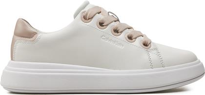 ΑΘΛΗΤΙΚΑ CUPSOLE LACE UP LTH HW0HW02085 ΛΕΥΚΟ CALVIN KLEIN