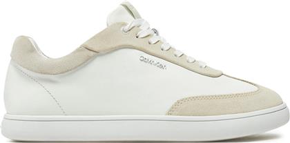 ΑΘΛΗΤΙΚΑ CUPSOLE LACE UP - LTH SUE MIX HW0HW02435 ΜΠΕΖ CALVIN KLEIN