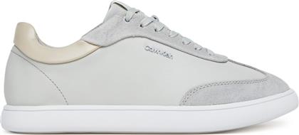 ΑΘΛΗΤΙΚΑ CUPSOLE LACE UP - LTH SUE MIX HW0HW02435 ΓΚΡΙ CALVIN KLEIN