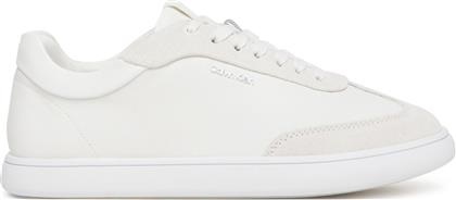 ΑΘΛΗΤΙΚΑ CUPSOLE LACE UP - LTH SUE MIX HW0HW02435 ΛΕΥΚΟ CALVIN KLEIN