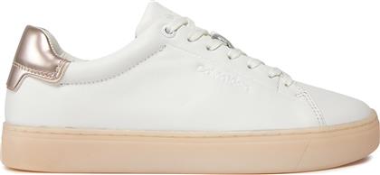 ΑΘΛΗΤΙΚΑ CUPSOLE LACE UP PEARL HW0HW01897 ΛΕΥΚΟ CALVIN KLEIN