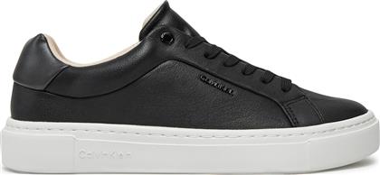 ΑΘΛΗΤΙΚΑ CUPSOLE LACE UP W/ML HW0HW02288 ΜΑΥΡΟ CALVIN KLEIN