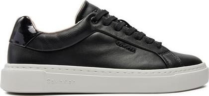 ΑΘΛΗΤΙΚΑ CUPSOLE LACE UP W/ML LTH HW0HW02119 ΜΑΥΡΟ CALVIN KLEIN