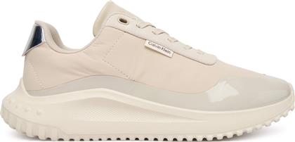 ΑΘΛΗΤΙΚΑ EVA RUNNER LACE UP MAT MIX YW0YW02016 ΜΠΕΖ CALVIN KLEIN