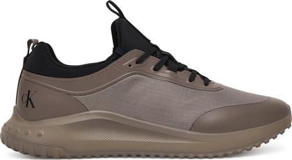 ΑΘΛΗΤΙΚΑ EVA RUNNER LACEUP SOCK MAT MIX YM0YM01443 ΚΑΦΕ CALVIN KLEIN